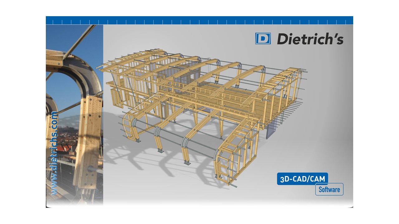 Dietrich’s 3D CAD/CAM – profesjonalne oprogramowanie do projektowania konstrukcji drewnianych